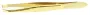 Malteser Pincet 8cm verguld scheef geb 328