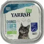 Yarrah Biologisch kattenvoer chunks met vis