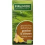 Piramide Groene thee met gember en citroen bio