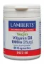 Lamberts Vitamine D3 1000IE 25mcg vegan