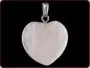 Ruben Robijn Hanger hart 20mm roze kwarts