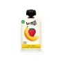 Beplus Knijpfruit 100% strawberry banana bio