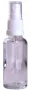 Helios Holland Glazen helder fles met witte verstuiver 30ml