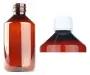 Helios Holland PET medicijnfles 500ml amber incl witte dop