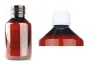 Helios Holland PET medicijnfles 100ml amber incl witte dop