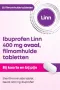 Linn Ibuprofen 400mg wit tablet