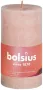 Bolsius Rustiekkaars shine 100/50 misty pink