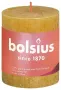 Bolsius Rustiekkaars shine 80/68 honeycomb yellow