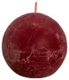 Bolsius Rustiek bolkaars shine 76 velvet red