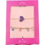 Dream the Label Cadeauset armband paars en goud