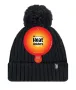 Heat Holders Ladies pom pom hat arden black one size