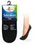 Lucovitaal Bamboe sneakersok zwart maat 43-46