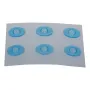 Geldots blauw 6 stuks