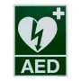 Bordje AED + Ilcor Logo - 15x20cm - Polyprop